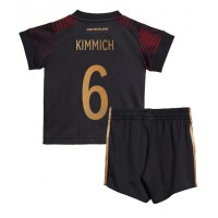 Tyskland Joshua Kimmich #6 Fotballklær Bortedraktsett Barn VM 2022 Kortermet (+ korte bukser)